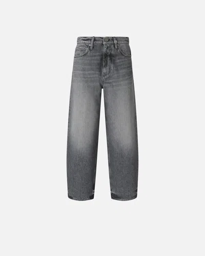 Pinko Grey Denim Balloon-fit Jeans