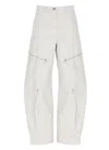 Pinko Grey Sere Nere Pants