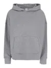 Pinko Grey Sweatshirt With Logo Embroidered On The Front In Cotton Woman In Grey