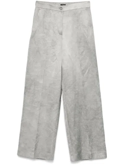 PINKO GREY WIDE LEG TROUSERS