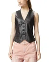 Pinko Grips Leather Vest