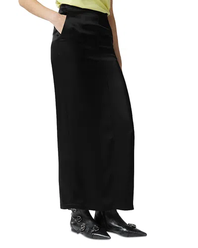 Pinko Grolla Skirt In Limo Black