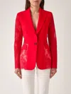Pinko Gruccione Giacca Cady Tecnico Blazer In Rosso