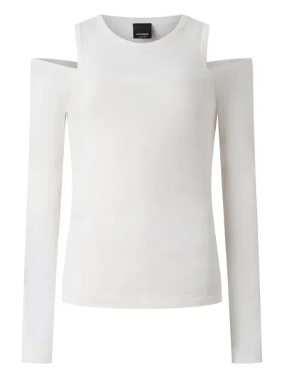 PINKO GUADALUPE COLD-SHOULDER SWEATER