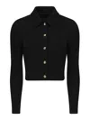 Pinko Guazzetto Cropped Jacket In Black