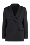 Pinko Guinea Double-breasted Wool Blend Jacket