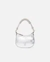 Pinko Half Moon Baby C With Laminated Tumbled Leather Handle