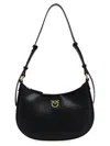 Pinko 'half Moon Mini' Handbag In 黑色的
