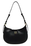 Pinko Half Moon Mini Bag In Black