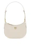 Pinko Half Moon Shoulder Bag In White