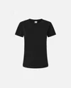 Pinko Bussolotto T-shirt Jersey In Limo Black