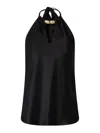 Pinko 'briscola' Halterneck Top In Black