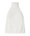 Pinko Halterneck Top With Rear Opening In White
