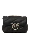 Pinko Love Puff Mini Cl Sheep Nappa Bag In Black