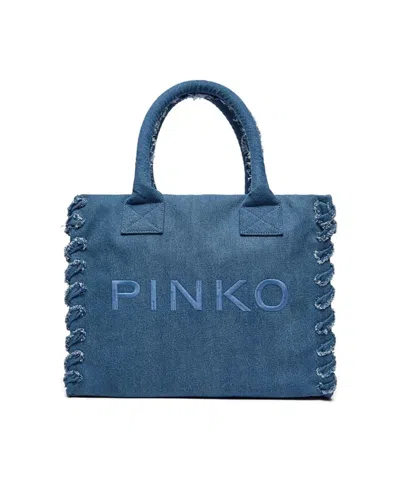 Pinko Handbag In Sky Blue