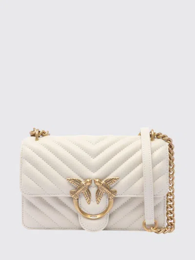 Pinko Handbag Woman Color White In Neutral