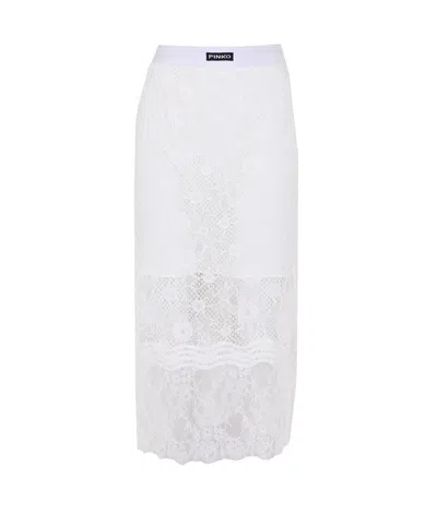 Pinko Harmonie Skirt In White