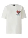 Pinko Logo Crew Neck Graphic Print Short Sleeve T-shirt In White