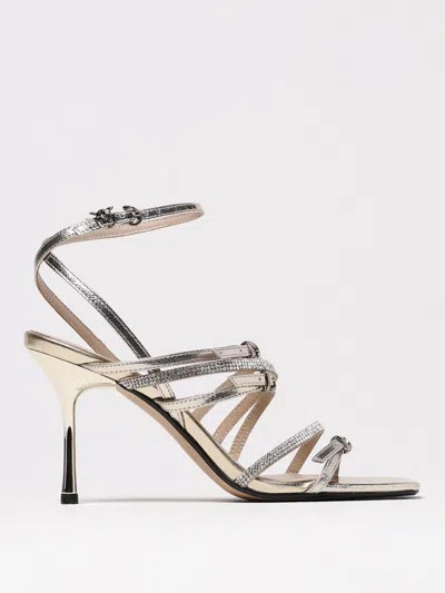 PINKO HEELED SANDAL PINKO WOMAN COLOR GOLD,425510047