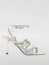 Pinko Heeled Sandals  Woman Color Silver