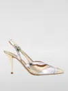 Pinko Lucy 90mm Slingback Pumps In Gold