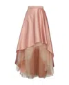 Pinko Barbagianni Pleated Maxi Wrap Skirt In Nude