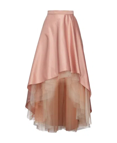 PINKO PINKO TWILL DUCHESSE MAXI SKIRT