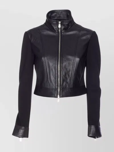 PINKO HIGH NECK LONG SLEEVE JACKET WITH PANELS
