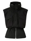 Pinko High-neck Pocket Jacket In Black
