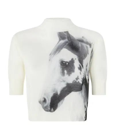 Pinko High-neck Sweater In White