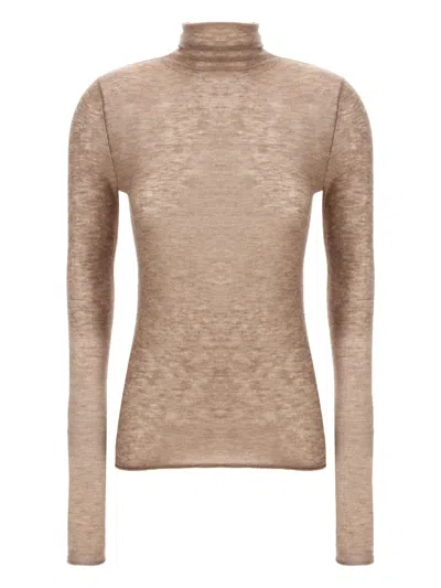Pinko 'moss' Sweater In Brown