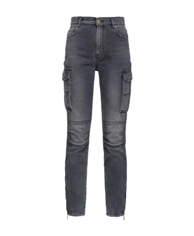 Pinko High-rise Skinny Jeans In Black