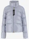 Pinko High Shine Down Jacket In Blue