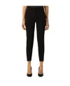 Pinko High Waist Pants In Black