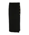 Pinko High Waist Skirt In Black