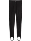 Pinko High-waisted Black Leggings With Cut-out Ankle Details In Black