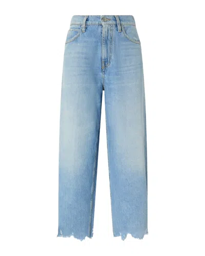 Pinko High-waisted Denim Jeans In Blue