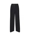 Pinko High-waisted Flared Trousers In Black