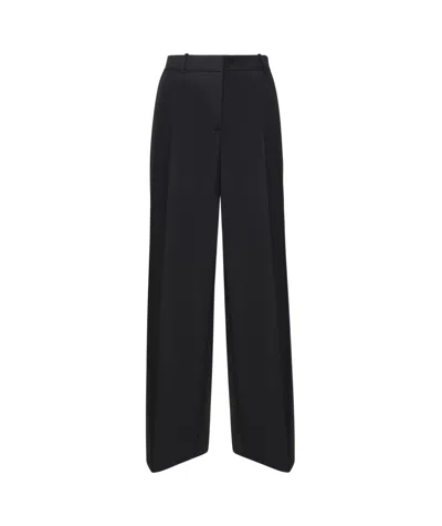 Pinko High-waisted Flared Trousers In Black