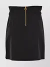 Pinko High-waisted Skirts Side Slit In Black
