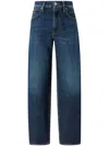 Pinko High-waisted Straight Jeans In Blue