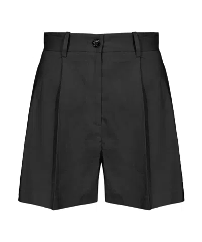 Pinko High-waisted Tailored Shorts In Black