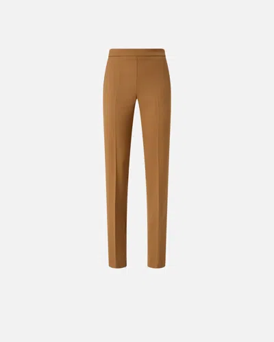 PINKO PANTALON TAILLE HAUTE EN LAINE TISSÉE