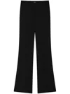 Pinko High-waisted Trousers In 黑色