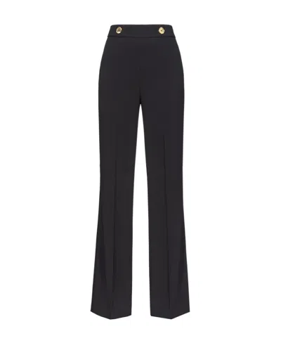 Pinko High-waisted Trousers In Black
