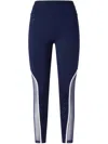 Pinko High-waisted Trousers In Blue