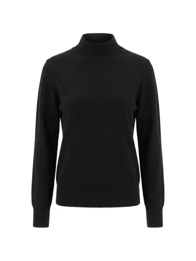 Pinko High-neck Sweater In Black