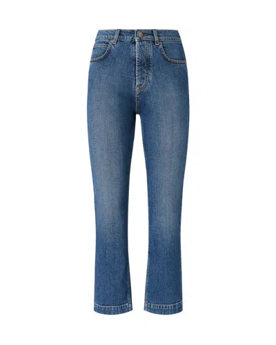 Pinko High-rise Bootcut Jeans In Lavaggio Medio