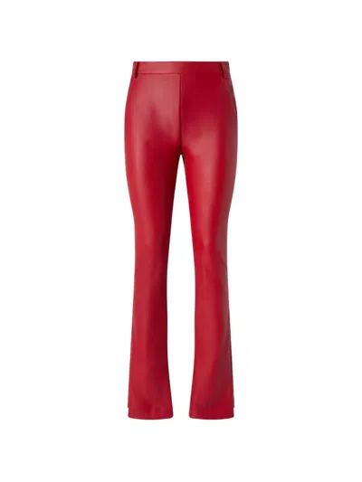 Pinko High-shine Flared Trousers In Multi