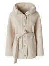Pinko Capperi Puffer Jackets White In Neutral